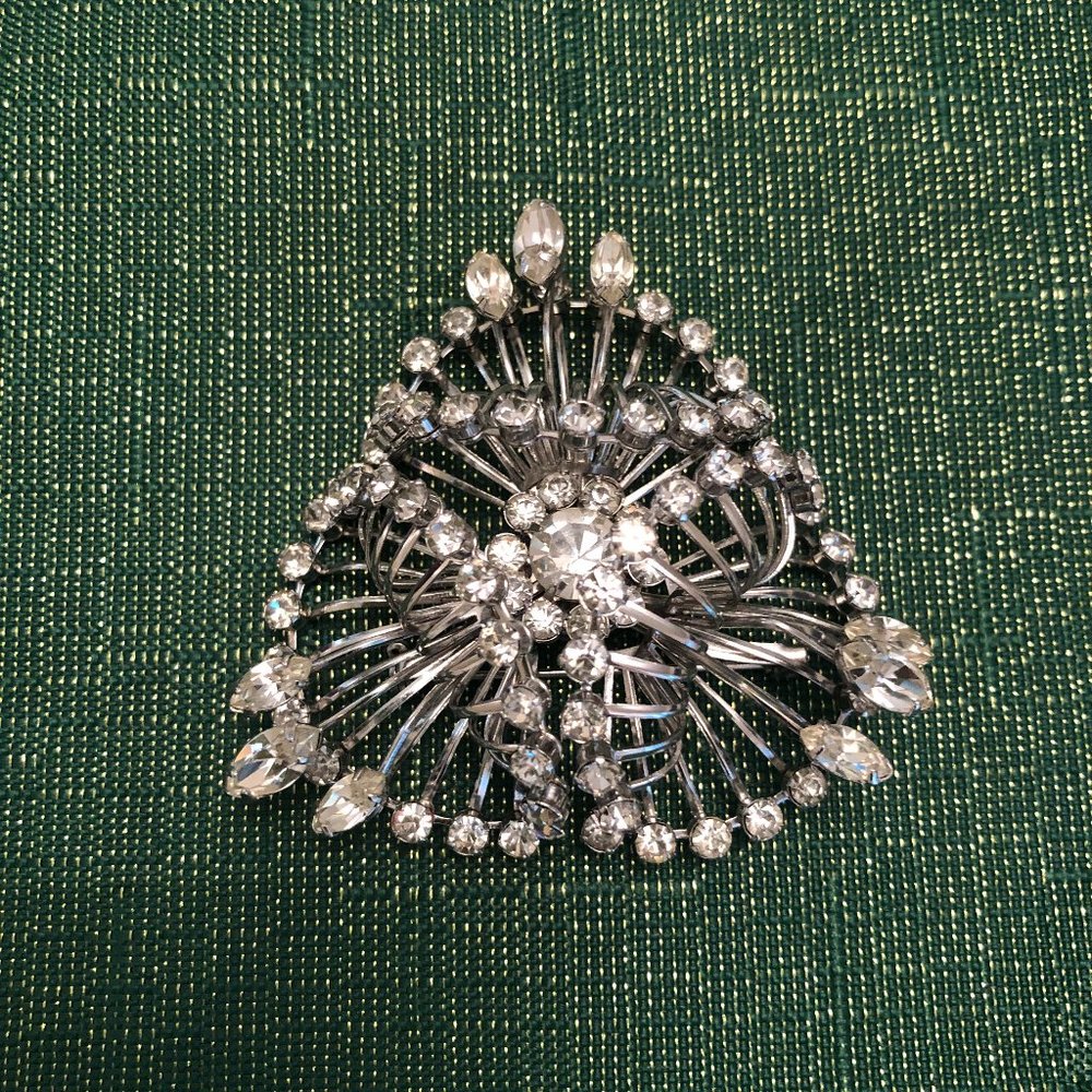 Crystal & Rhinestone Brooch